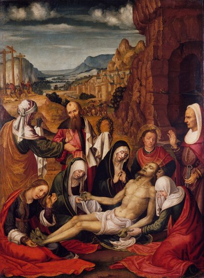 Mourning Over the Dead Body of Christ by Paolo San da Leocadio